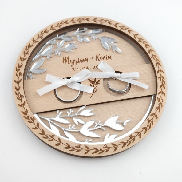 porte-alliance original en bois et plexiglas