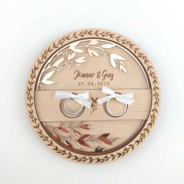 porte-alliance original en bois et plexiglas