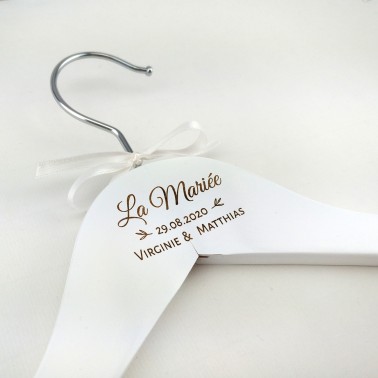 cintre mariage gravé
