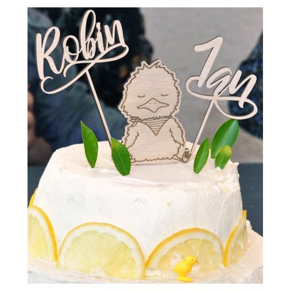 cake topper anniversaire baptême