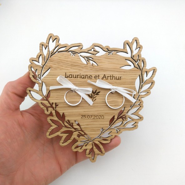 porte-alliances bois coeur