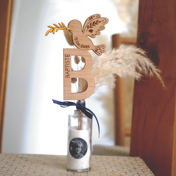 cake topper bapteme