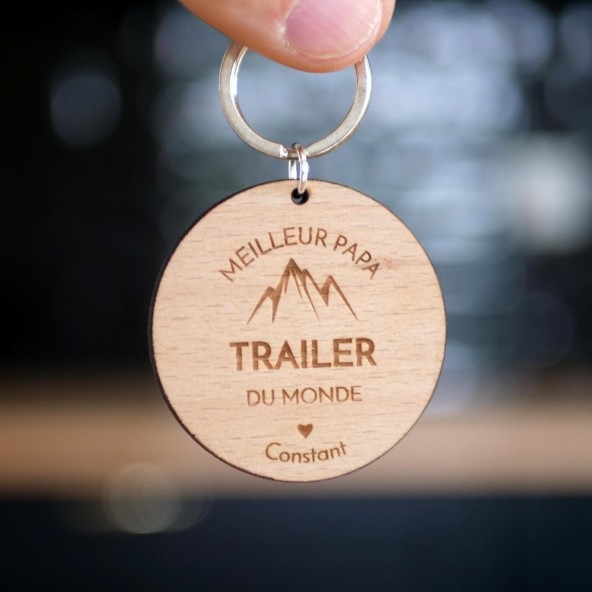 Porte-clés personnalisé - Trail