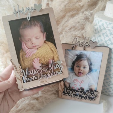 Cadre photo personnalisé – Demande de parrain ou marraine
