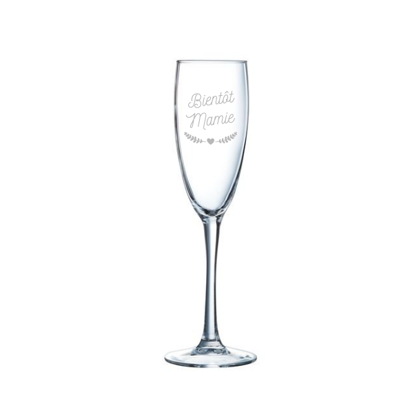 Flût à champagne annonce grossesse