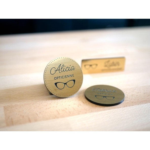 badge opticien