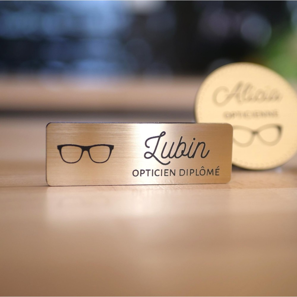 badge opticien