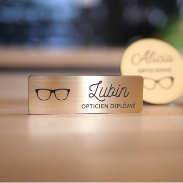 badge opticien