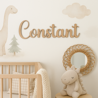 Prénom en bois personnalisé – Cadeau de naissance unique et décoration chambre enfant