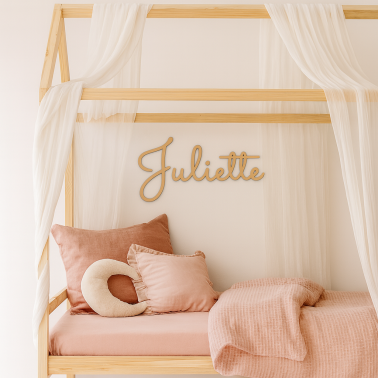 Prénom en bois personnalisé – Cadeau de naissance unique et décoration chambre enfant