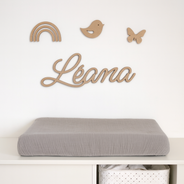 Prénom en bois personnalisé – Cadeau de naissance unique et décoration chambre enfant