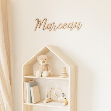 Prénom en bois personnalisé – Cadeau de naissance unique et décoration chambre enfant