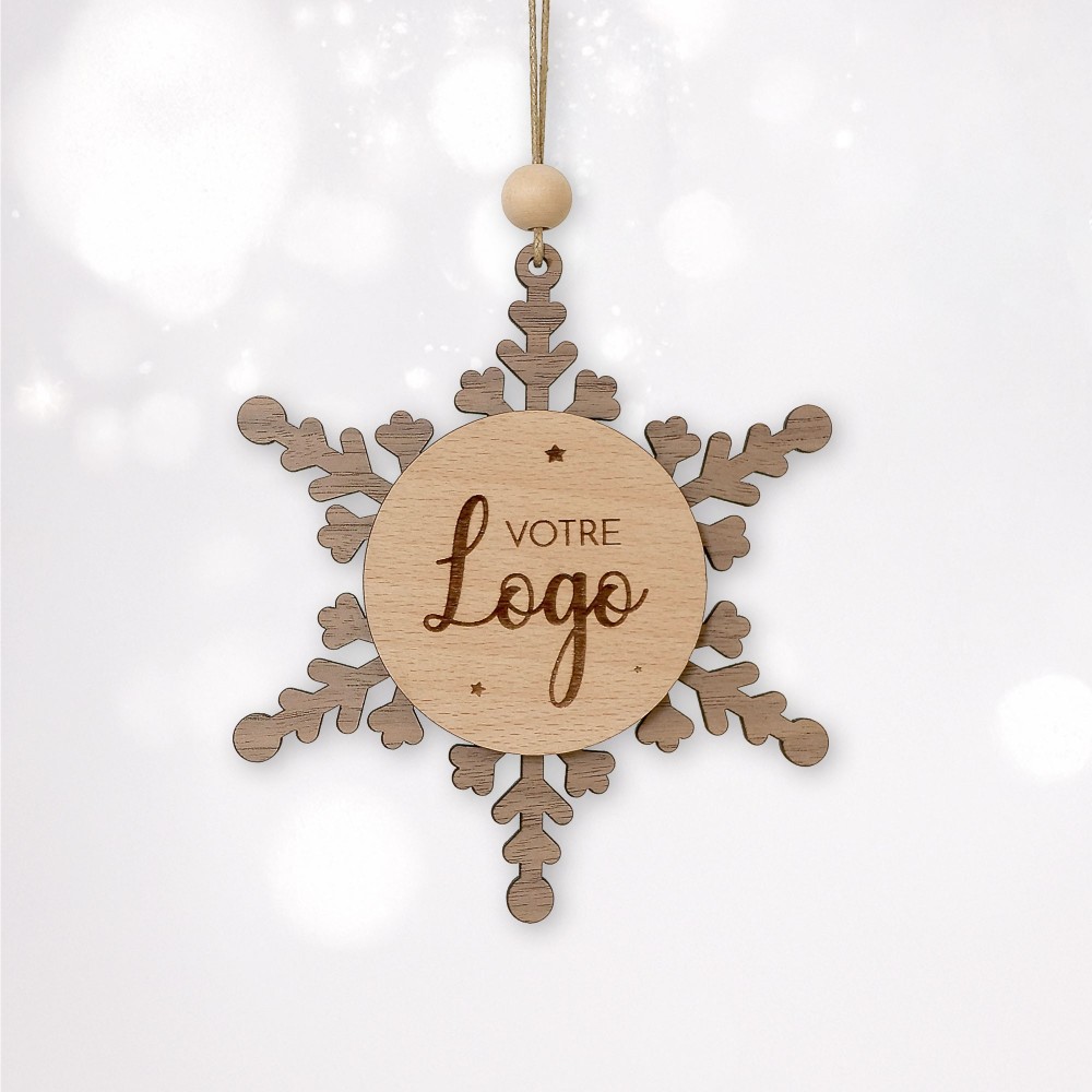 Boule de Noël personnalisée logo