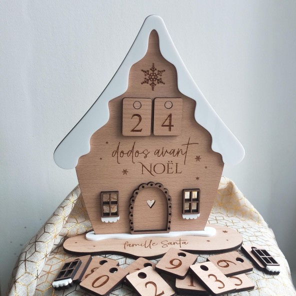 Calendrier de l'avent personnalisé - Compte à rebours Noël