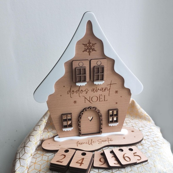Calendrier de l'avent personnalisé - Compte à rebours Noël