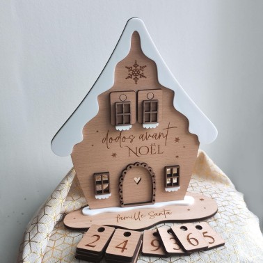 Calendrier de l'avent personnalisé - Compte à rebours Noël