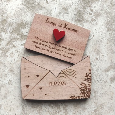 Carte cadeau saint valentin
