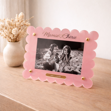 Cadre Photo Personnalisé Fête des Grands-Mères – Cadeau Unique en Acrylique