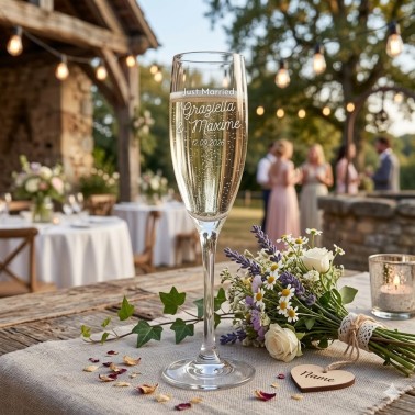 flûte champagne idée cadeau mariage