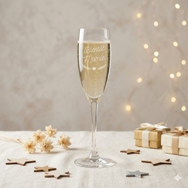 flûte champagne annonce grossesse bientot mamie