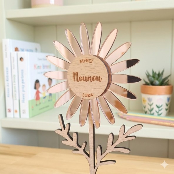 fleur cadeau maitresse personnalisé