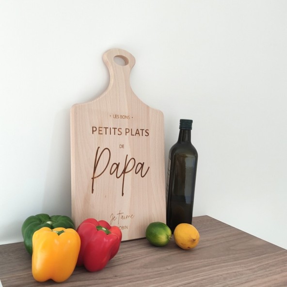 planche à découper fête des pères