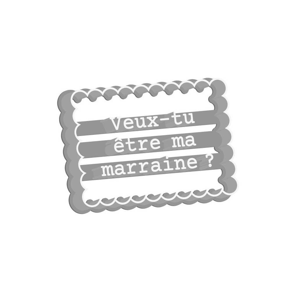 emporte-pièce demande marraine