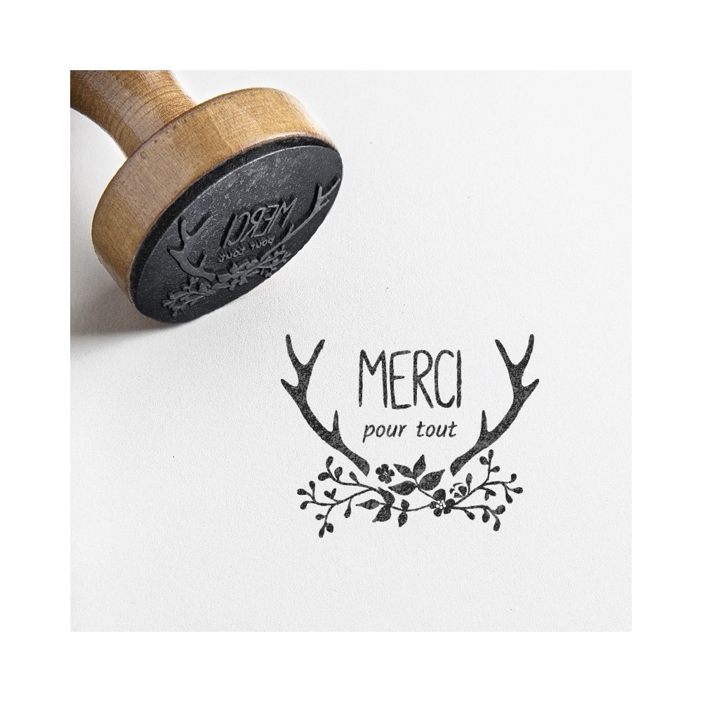 tampon remerciement mariage