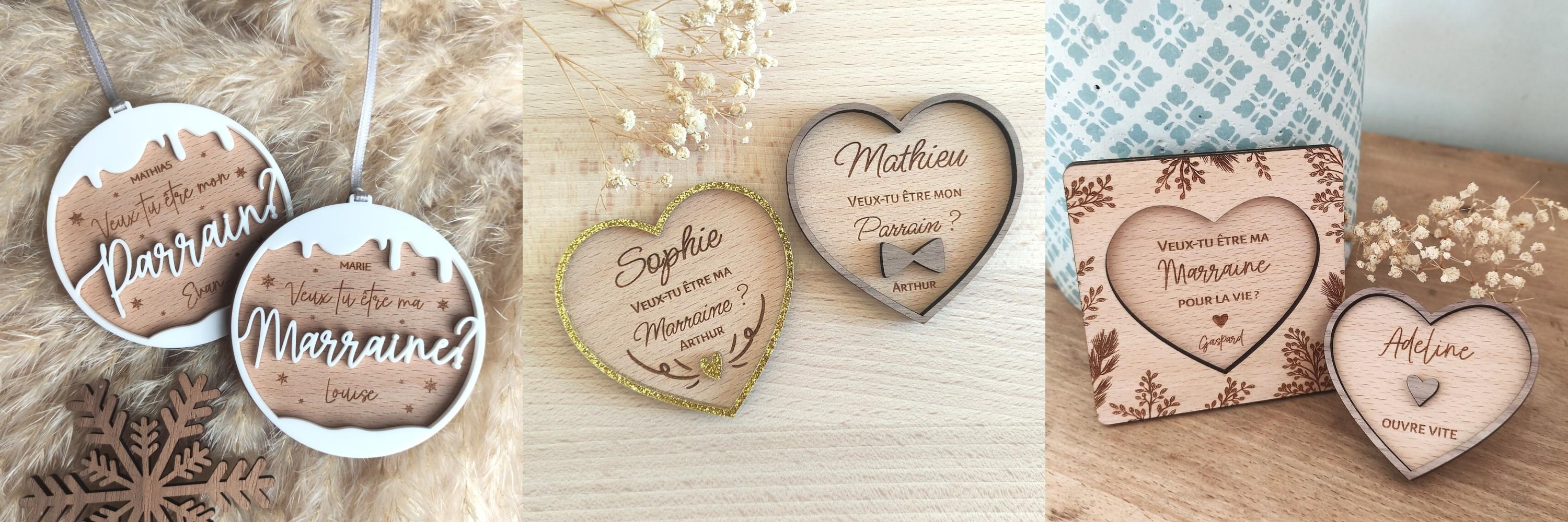 Cadeau parrain marraine