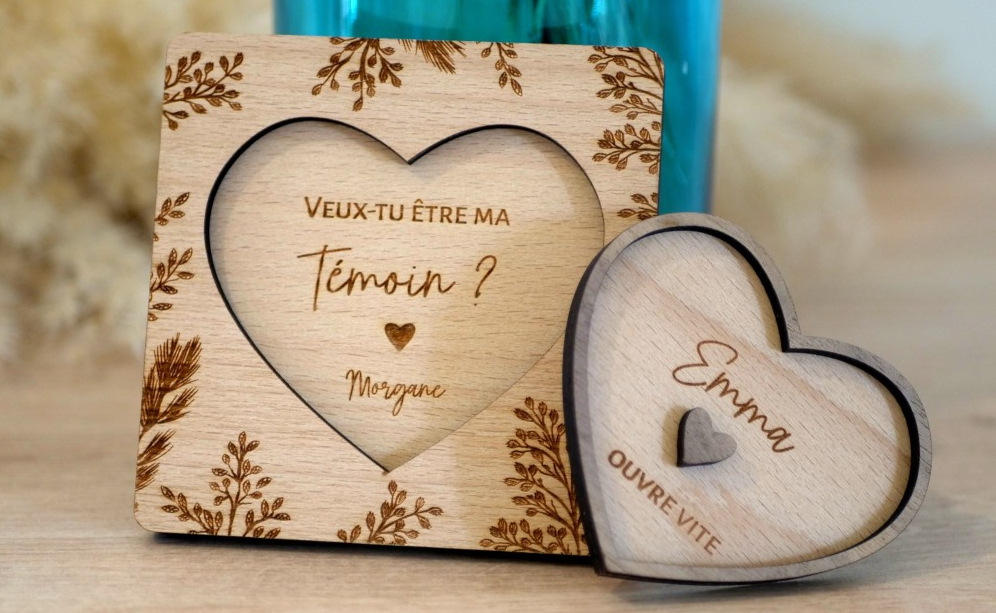 Cadeau témoin personnalisé